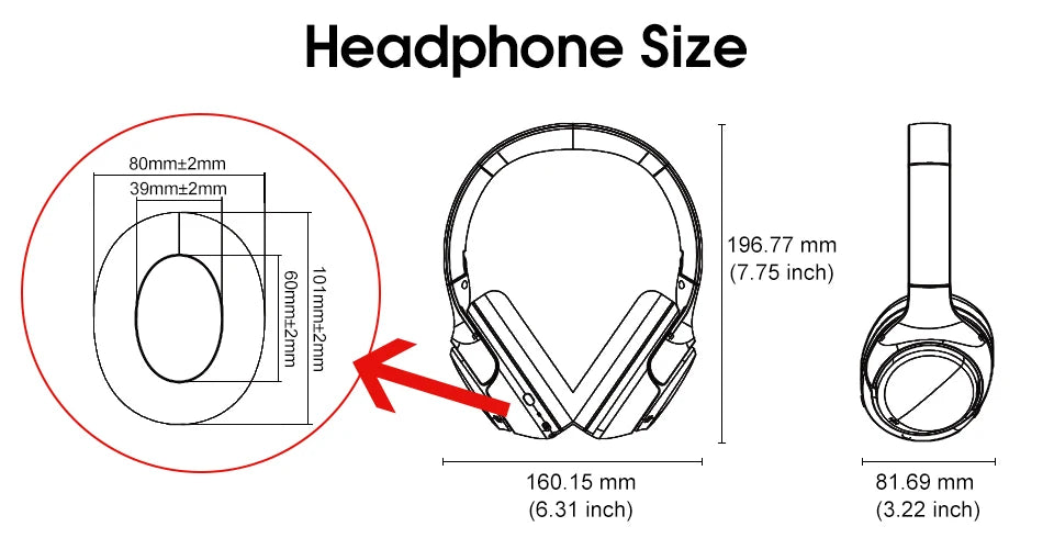 QCY H3 ANC Casque Bluetooth