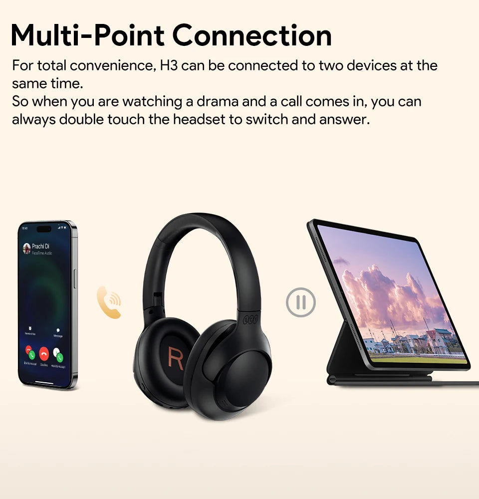 QCY H3 ANC Casque Bluetooth