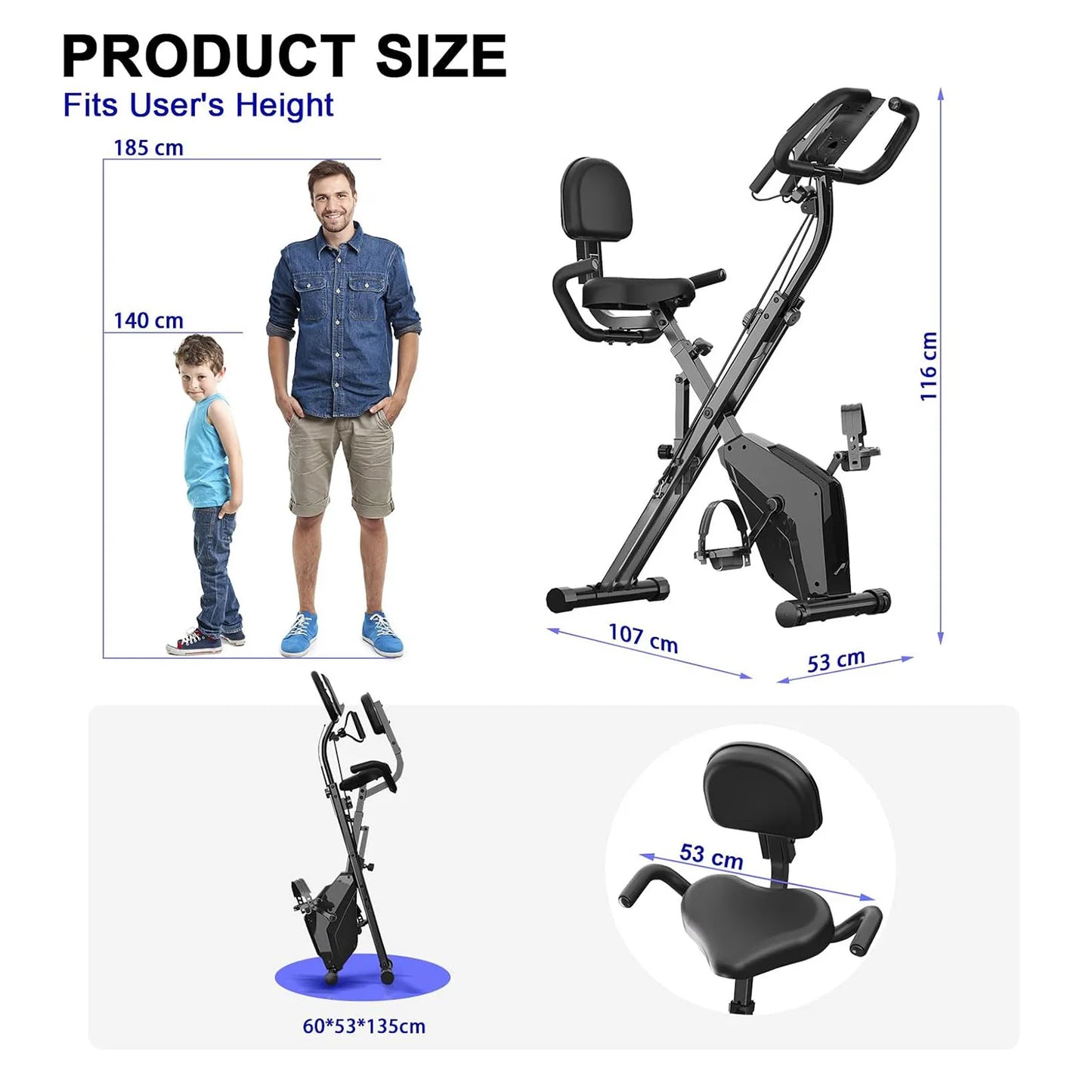 Vélo d’appartement pliable