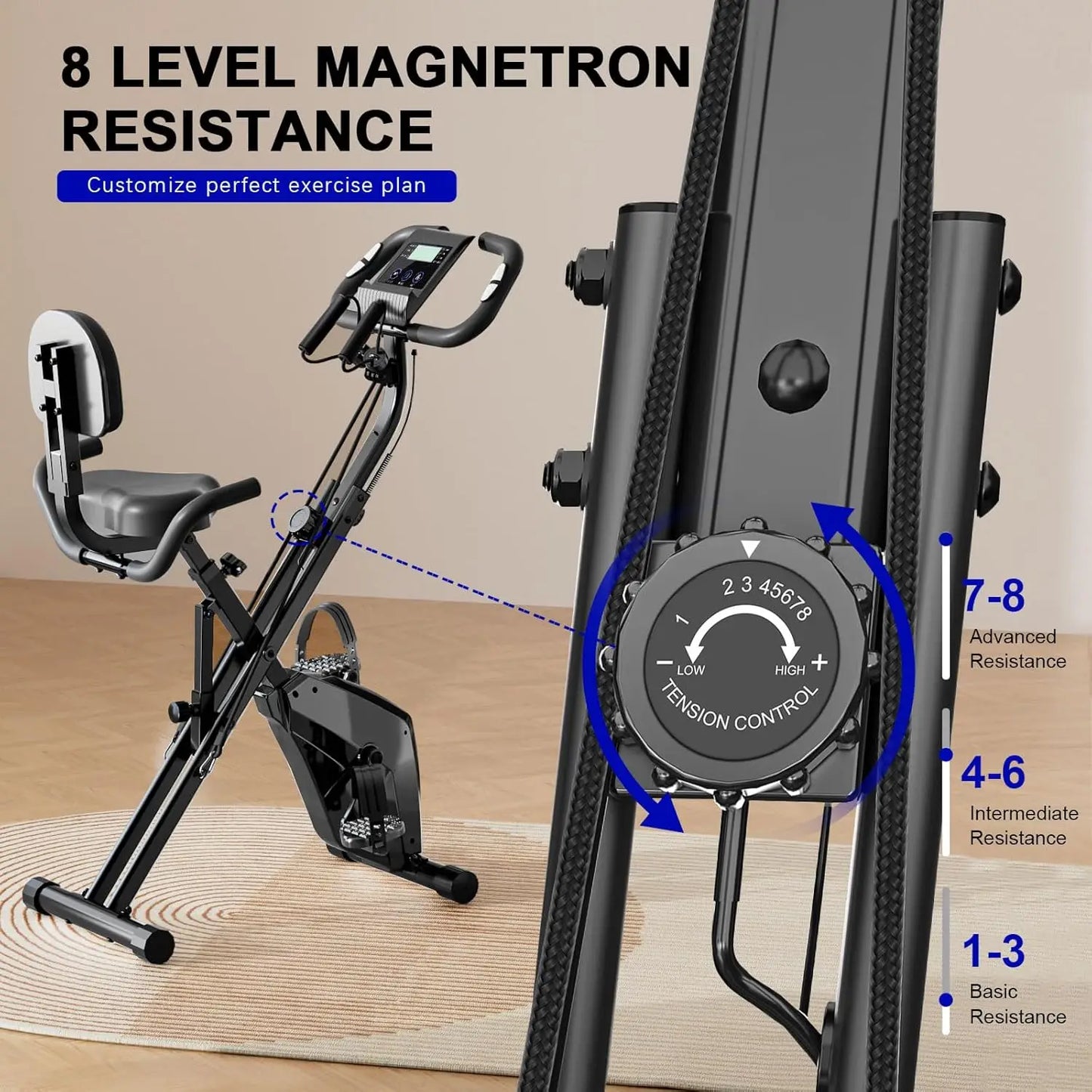 Vélo d’appartement pliable
