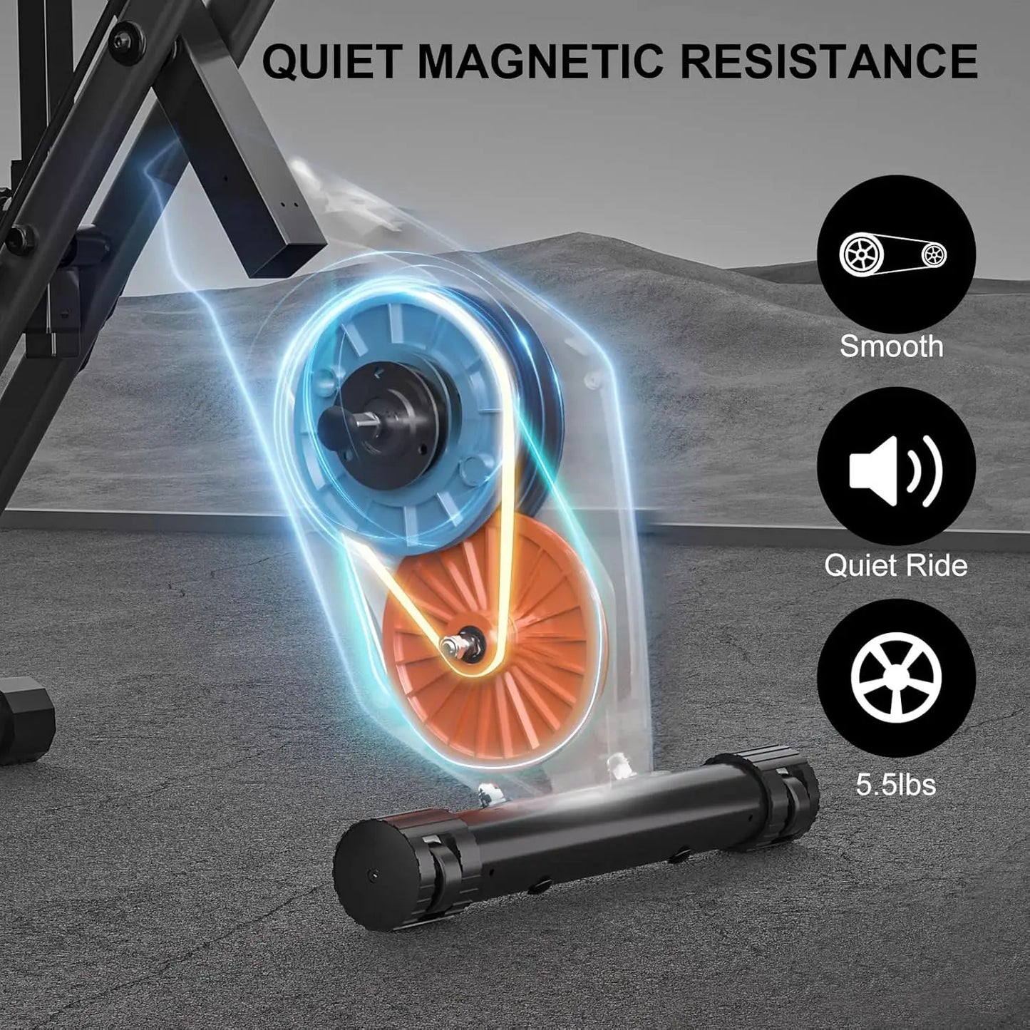 Vélo d’appartement pliable