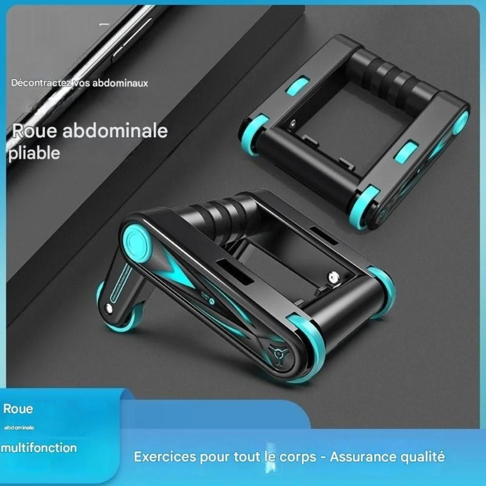 AbsGlide™ – Roue Abdominale Pliable Haute Précision