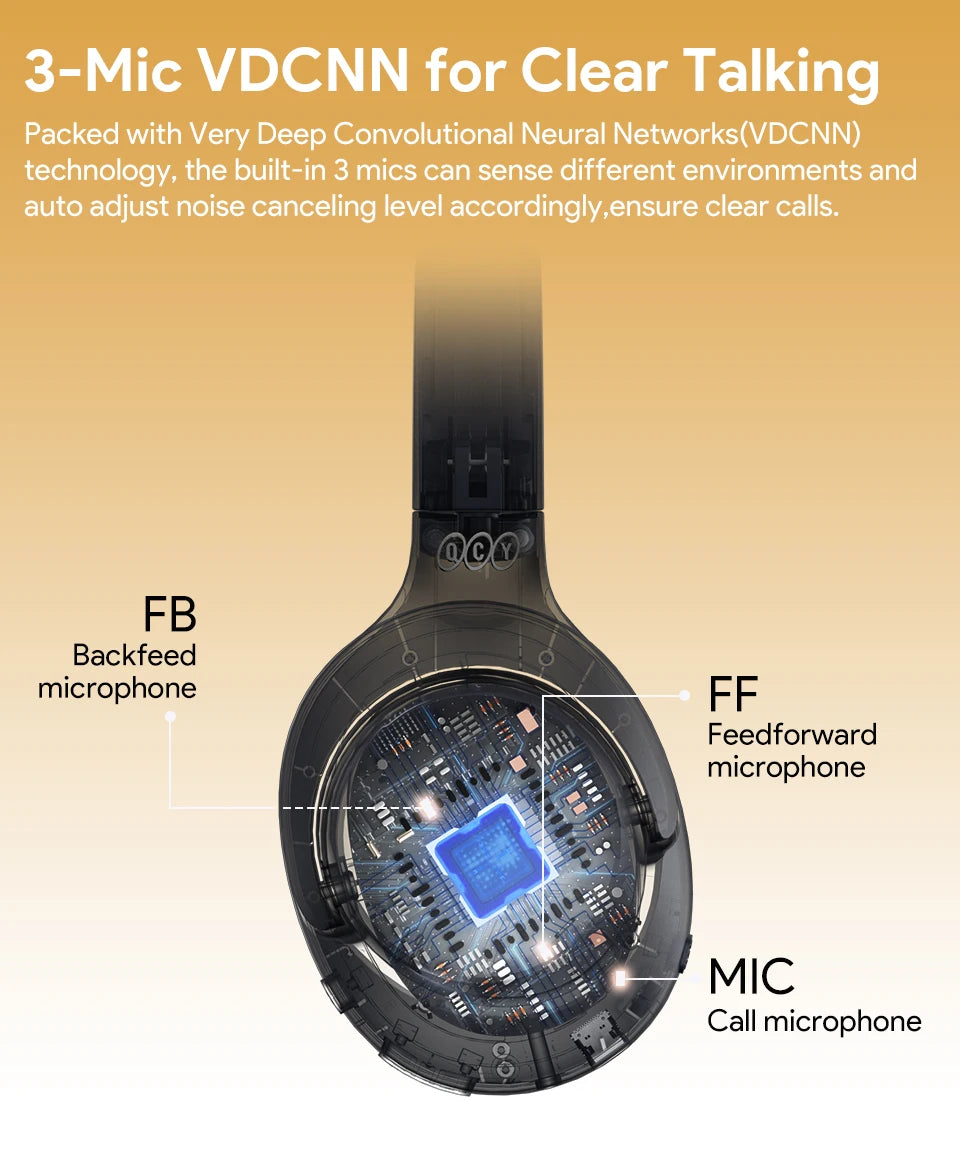 QCY H3 ANC Casque Bluetooth