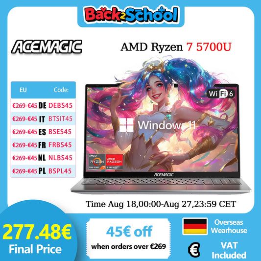 ACEMAGIC Ordinateur Portable
