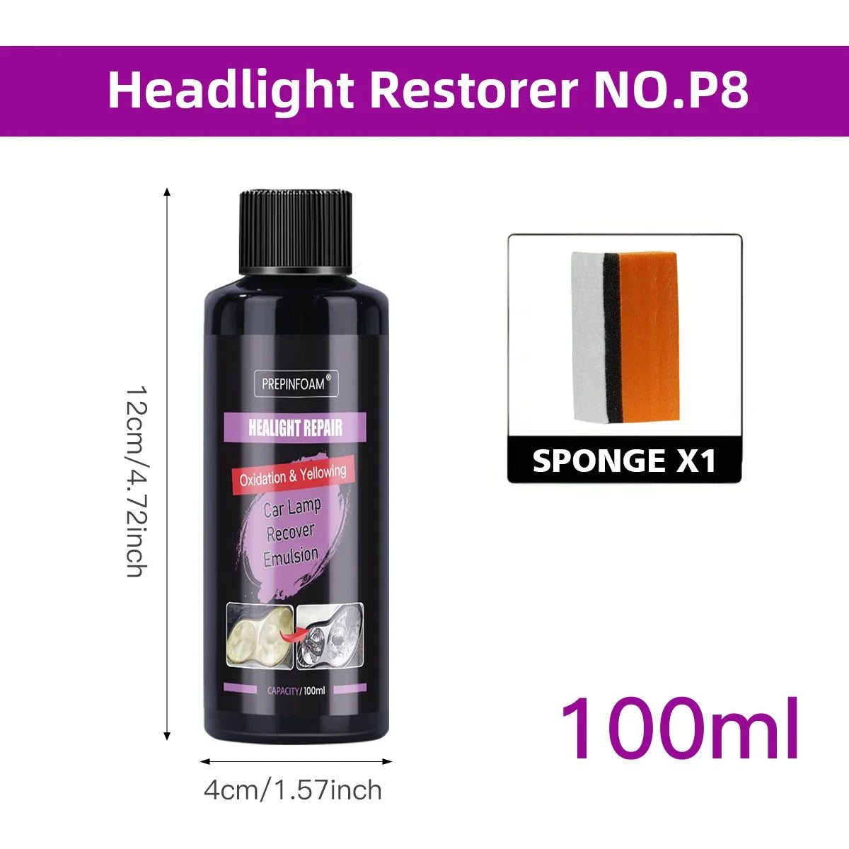 Produit pour Polish et Restauration de phare
