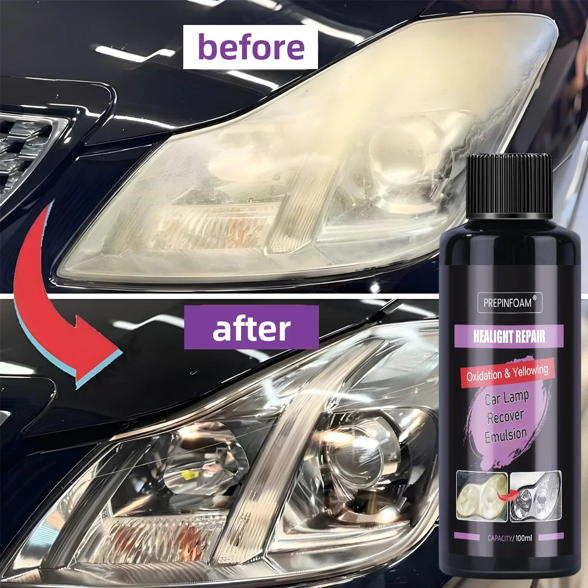 Produit pour Polish et Restauration de phare