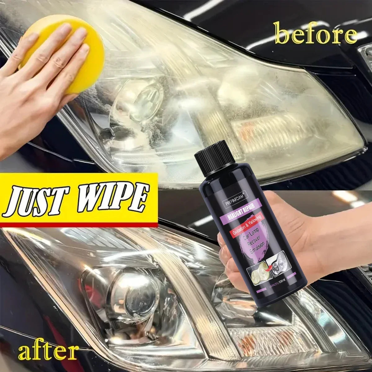 Produit pour Polish et Restauration de phare