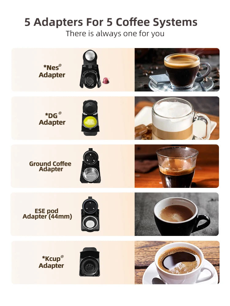 HiBREW Machine à café à capsules multiples