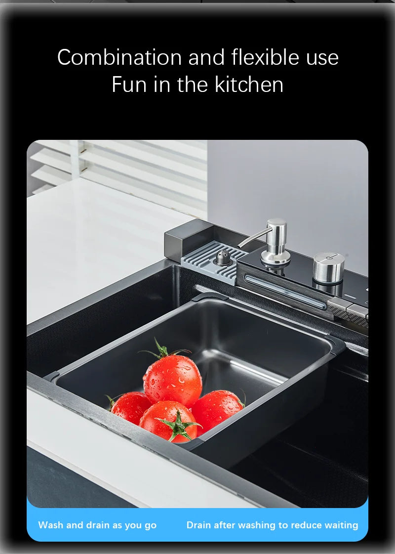 Ensemble d’évier de cuisine multifonctions