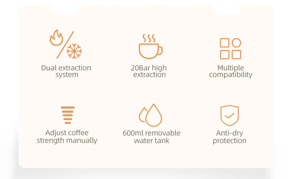 HiBREW Machine à café à capsules multiples